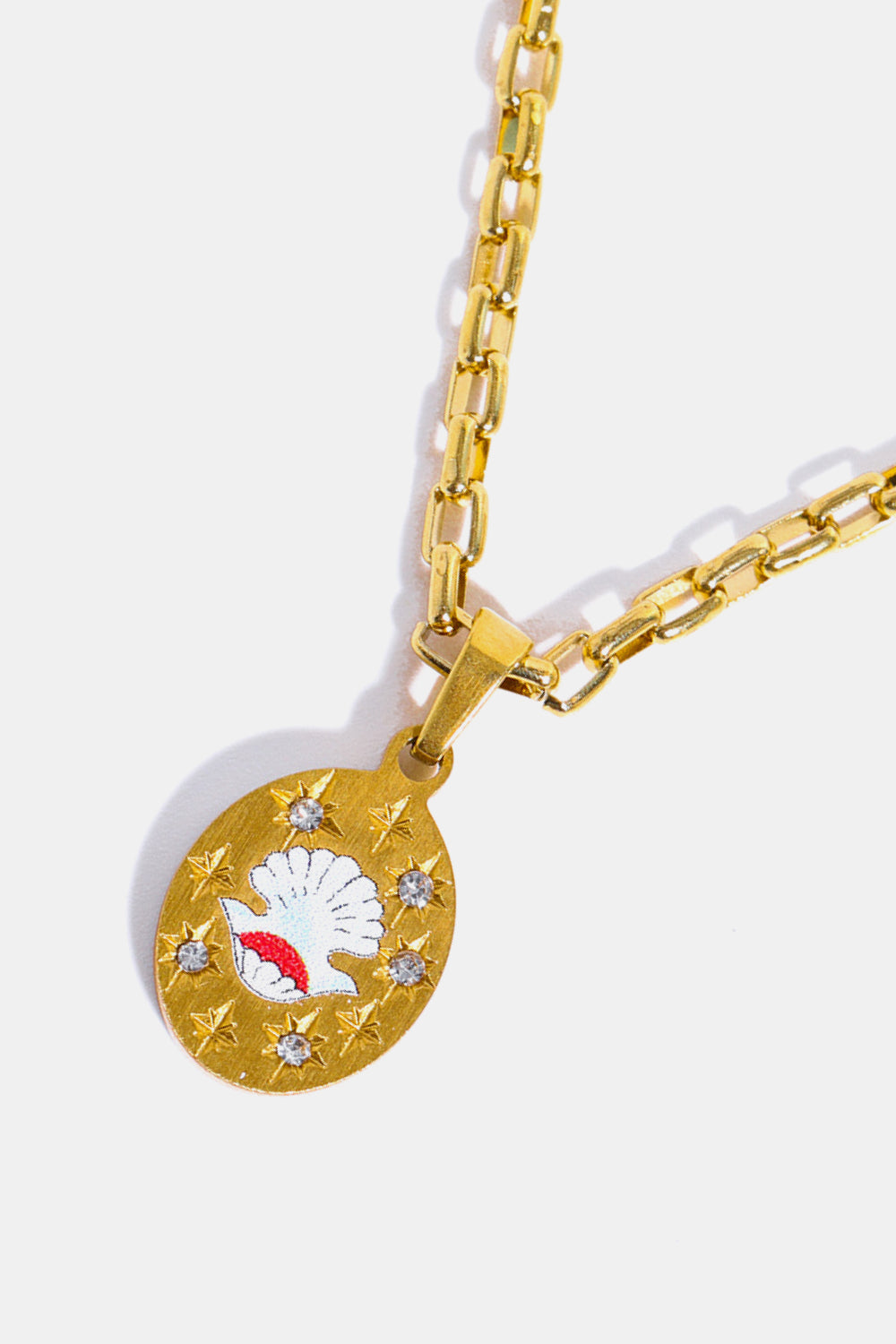 Stainless Steel 18K Gold-Plated Necklace