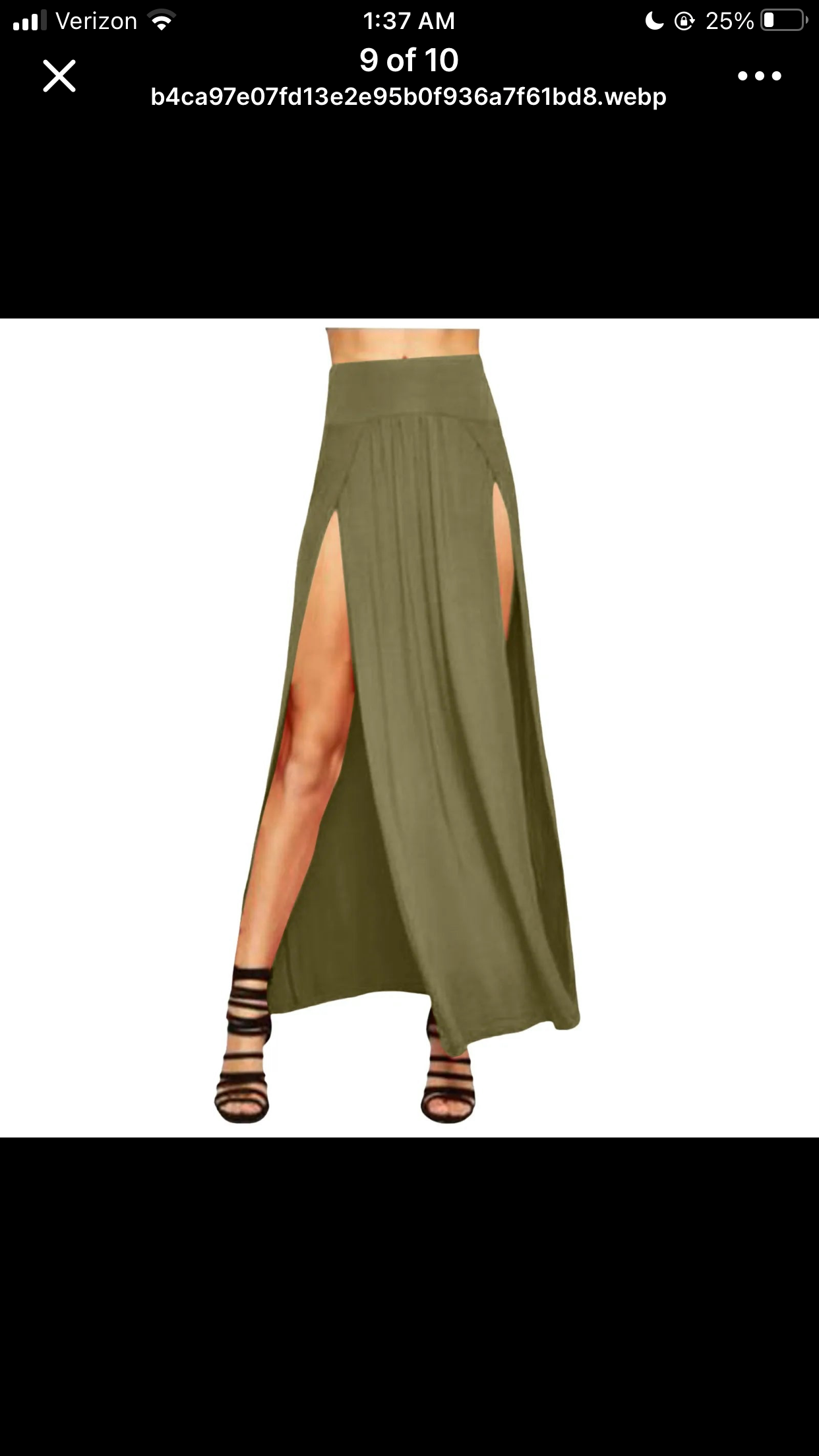 Skirts for Women Double Split Maxi Plain Slit 4 22 Short Leather Skirt