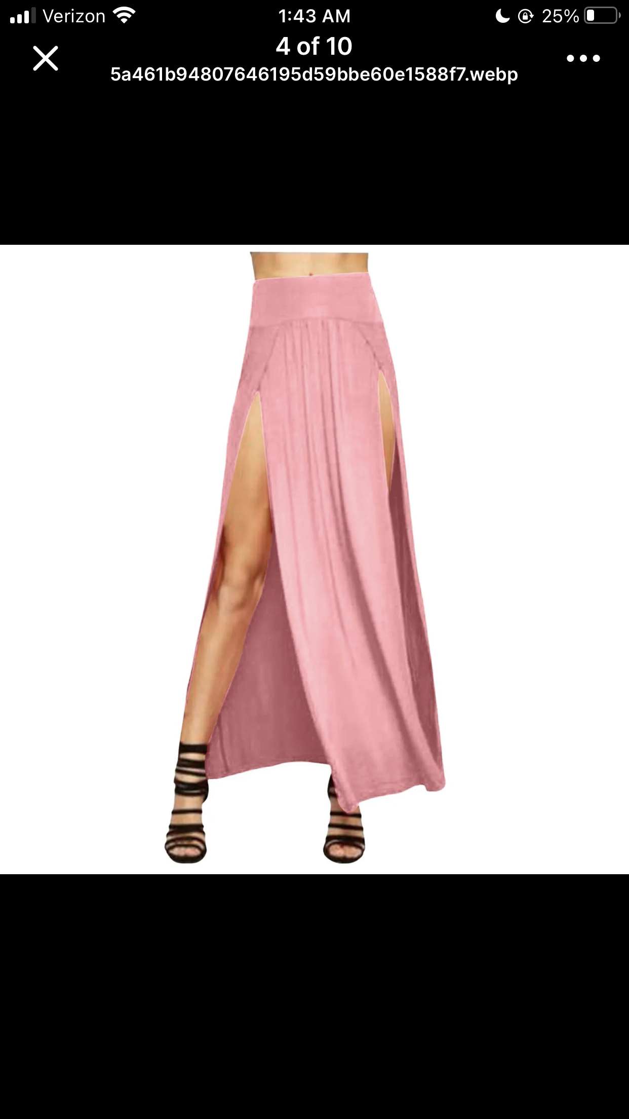 Skirts for Women Double Split Maxi Plain Slit 4 22 Short Leather Skirt