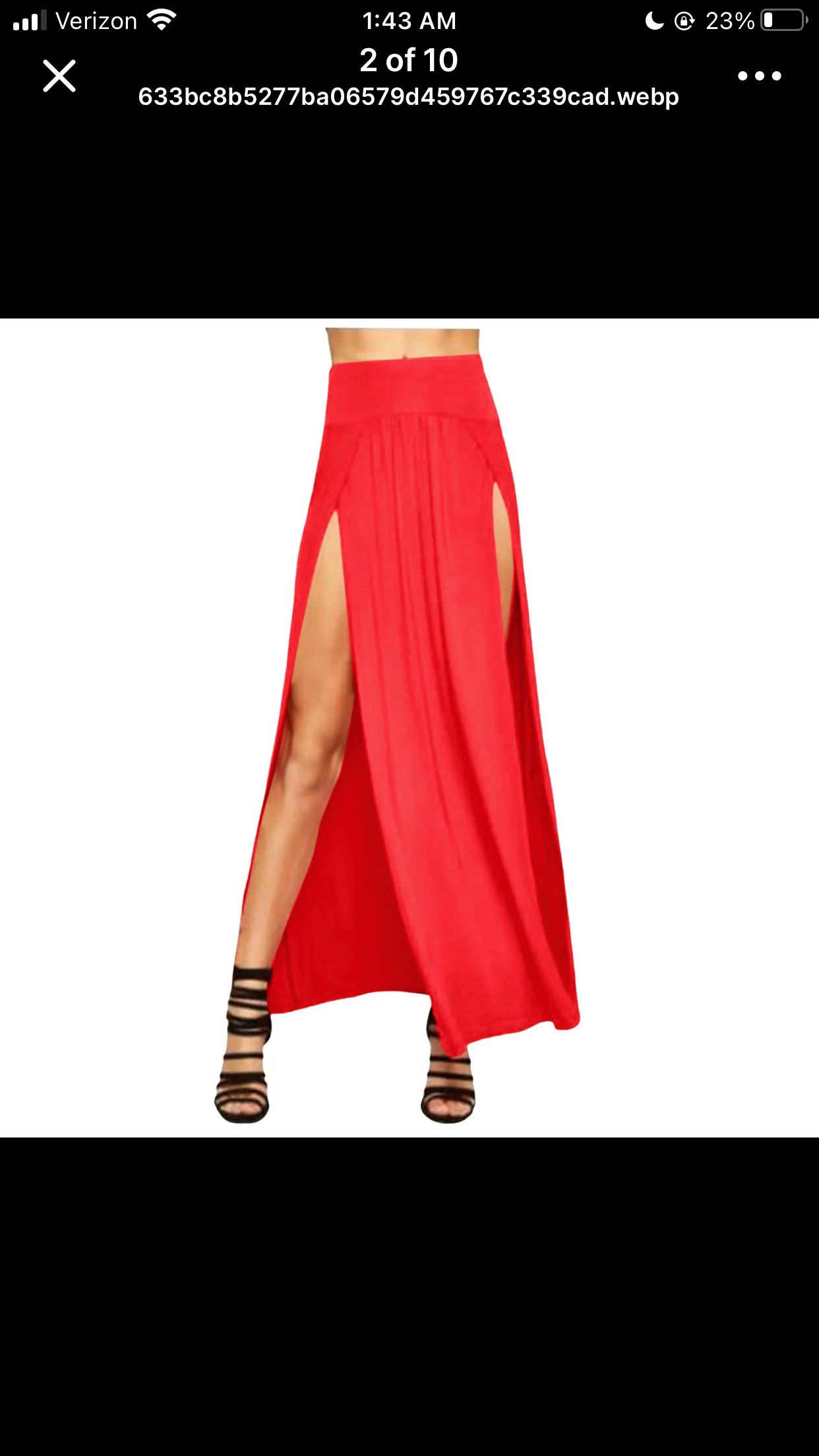 Skirts for Women Double Split Maxi Plain Slit 4 22 Short Leather Skirt